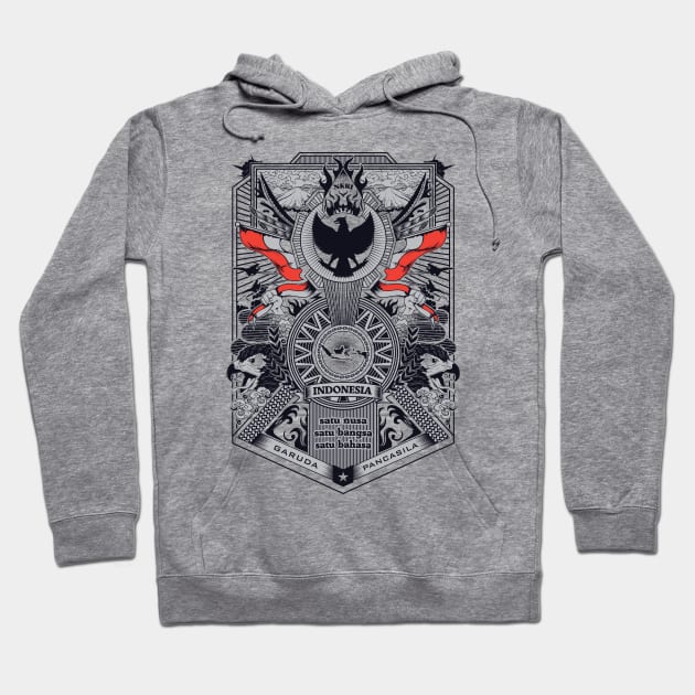 Garuda Pancasila Hoodie by ginanperdana